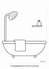 Free Bathtub Coloring Page  Printables Kidadl sketch template