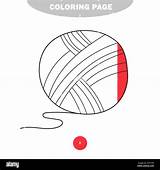 Yarn Coloring Pages sketch template