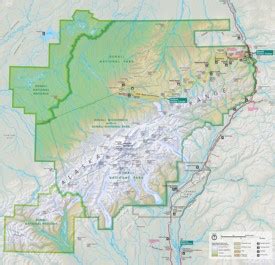 Denali National Park Map | USA | Detailed Maps of Denali National Park ...