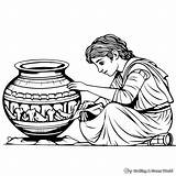 Pottery Coloring Pages  Free & Printable sketch template