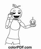 Toy Chica Fnaf – Coloring Pages And Books In PDF sketch template