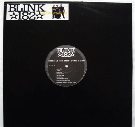 Blink-182 - "Enema Of The State" Demos & Live!! (Vinyl) | Discogs