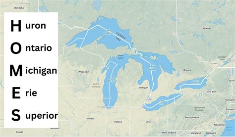 Geography Mnemonics to Help Learn About the Great Lakes - Geography Realm