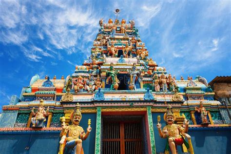 A Traditional Hindu Temple in Galle Road 8000, Colombo, Sri Lanka Stock ...