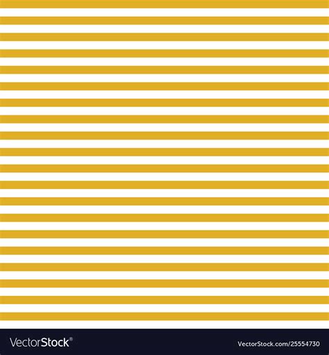 Horizontal yellow and white stripes seamless Vector Image