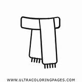 Scarf Coloring Page  Ultra Pages sketch template