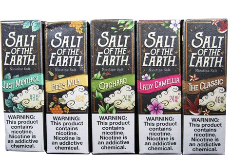 Salt of the Earth Nicotine Salts Review - Not Too Bad - Vapor Vanity