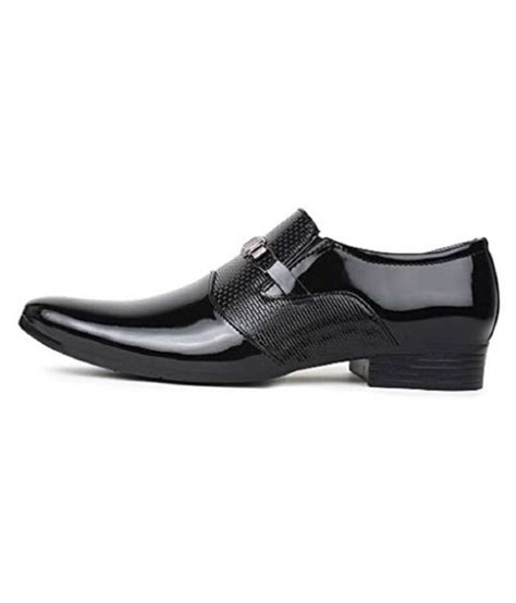 DLS Artificial Leather Black Formal Shoes Price in India- Buy DLS ...