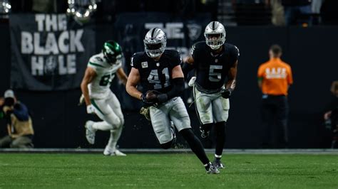 Raiders 2023 Week 10 Highlights vs. Jets | Robert Spillane picks off Zach Wilson