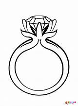 Ring Coloring Page sketch template