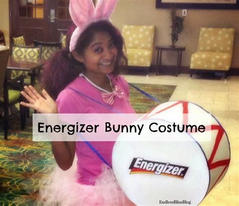 Endless Bliss | Happy Lifestyle Blog: DIY energizer bunny costume.