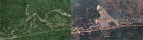 Washington Mudslide Devastation Seen from Space (Before and After Photos) | Space