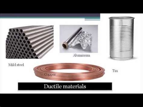 Difference Between Ductility and Brittleness| Ductile & Brittle material - YouTube