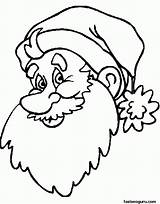 Santa Beard Coloring Pages sketch template