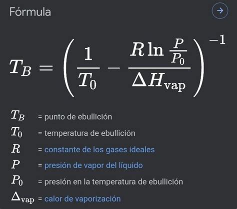 que es la temperatura de ebullicion - Brainly.lat