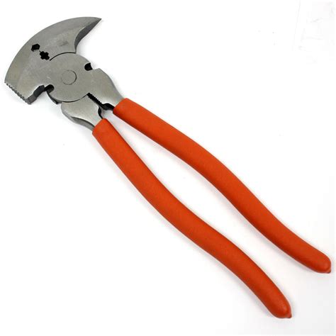 10" Fence Pliers Multi Purpose Wire Cutter Fencing Hammer Tool Inch ...