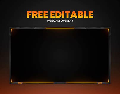 FREE EDITABLE Webcam Overlay | Behance