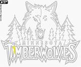 Minnesota Timberwolves Coloring Pages sketch template