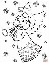 Angel Printable Coloring Pages sketch template