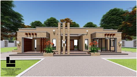 Single Floor Flat Roof House Plans | Floor Roma