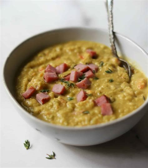 Instant Pot Split Pea & Ham Soup - The Healthy Epicurean