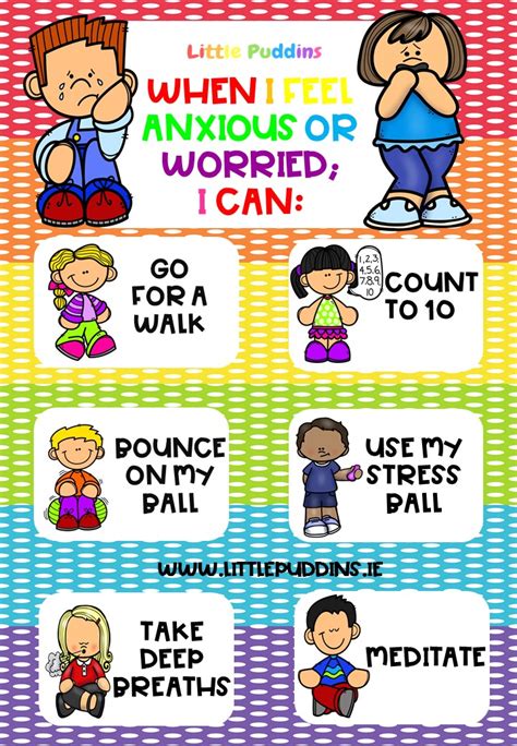 Calm Down Cards Free Printable – Little Puddins Feelings & Emotions