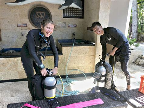 From Peter: Shuya and Sarah take one last dive together before joining their #SSI # ...