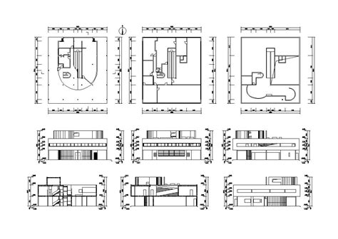 Villa Savoye Floor Plan Dimensions - floorplans.click