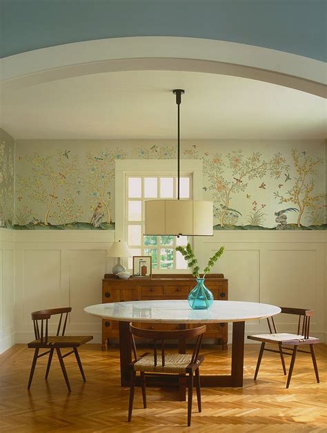 27 Splendid Wallpaper Decorating Ideas for the Dining Room