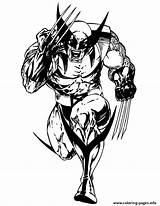 X Men Wolverine Superhero To Print Coloring Pages Printable sketch template