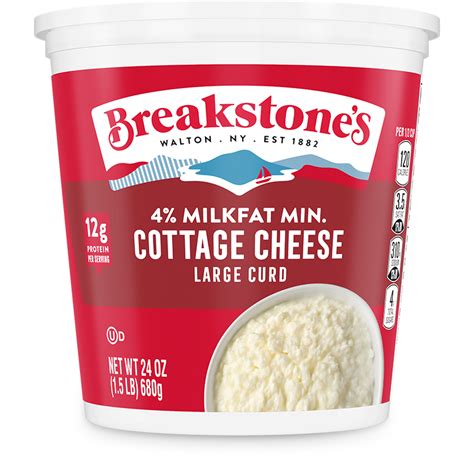 24 oz 4% Large Curd Cottage Cheese | Breakstone's