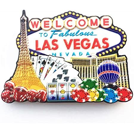 Amazon.com: 3D Las Vegas Skyline Fridge Magnet Home & Kitchen Decorative Magnetic Sticker ...