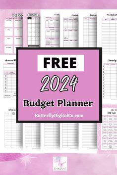 This budget planner has everything you need to organize and track your finances for all of 2024 ...