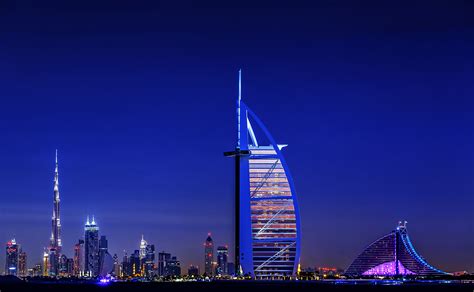 Dubai Night View Wallpaper | HQ Wallpapers