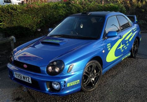 2002 SUBARU IMPREZA - WRX TURBO - VERSION 7 BUGEYE - SONIC BLUE *** UK IMPORT JDM STI SALOON EVO ...