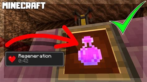 MINECRAFT | How to Make Potion of REGENERATION! 1.16.1 - YouTube