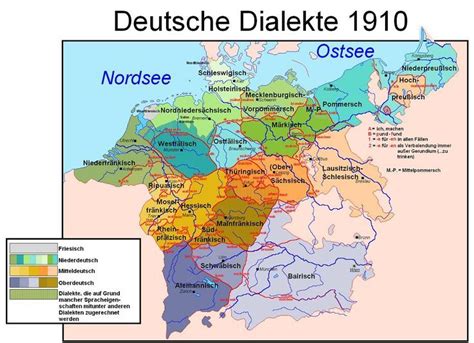 Deutsche Dialekte 1910 | German heritage, German, Historical maps