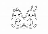 Avocado Coloring Pages  Best For Kids sketch template