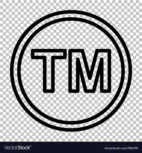 Trade mark sign Royalty Free Vector Image - VectorStock