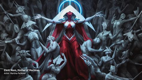 Elesh Norn, Mother of Machines MtG Art from Phyrexia: All Will Be One ...