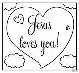 Jesus Loves Me Coloring Pages For Kids sketch template