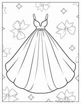 20  Fashion Dress Coloring Pages UnumWynnie sketch template