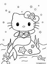 20  Hello Kitty Mermaid Coloring Pages Free Printable PDF & Online sketch template