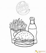 Burger King Coloring Pages  Home sketch template