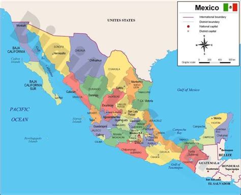 Check out this awesome post: Mapa de mexico con nombres y capitales ...