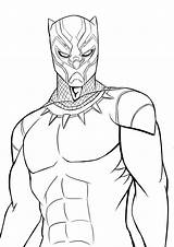 Black Panther Coloring Pages  Best For Kids sketch template