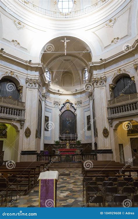 Visiting the San Bernardino Alle Ossa Church Stock Photo - Image of ...