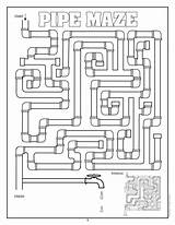 Plumbing Imprint Coloring Book sketch template