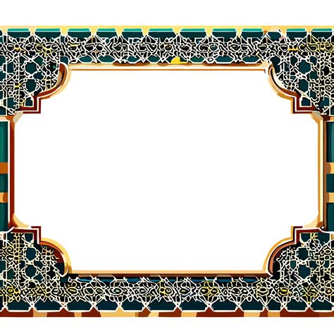 Islamic border clipart transparent background 24044208 PNG