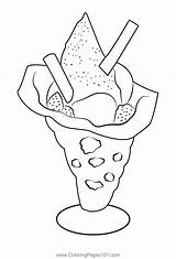 Dessert Coloring Page For Kids  Free Desserts Printable Coloring Pages sketch template